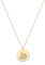 Jenosy Collana Donna Fiori di Nascita Oro 18K Collana Pendente Ipoallergenica Gioiello Moda Compleanno Regalo per Donne Ragazze (Fiore di ciliegio)