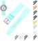 22 mm elastisches Band mit gebogenem Ende für Blancpain X Swatch, Ersatz-Uhrenarmband mit Schnalle für Blancpain X Swatch, mehrere Farben (Türkis)