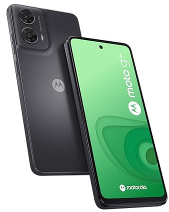 Motorola Moto G24, Dual, 128GB 8GB Ram, Matte Charcoal