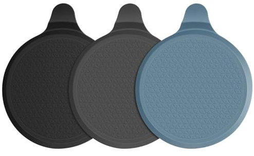 LAPLBEKE 3 Stück Universal Abflussstopfen Silikon, Abfluss Stöpsel für Dusche Badewanne Waschbecken Spülbecken Stöpsel mit Saugnapf - Durchmesser 15CM