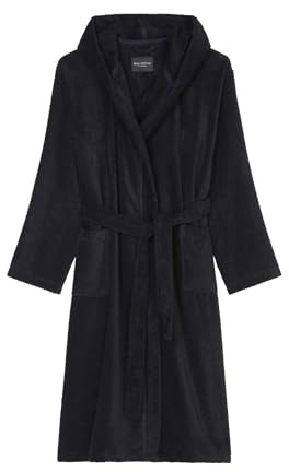 Marc O'Polo Bademantel Timeless Men - 100% Bio-Baumwollfrottier - Uni