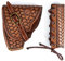 TOURBON Handmade Leather Axe Sheath with Adjustable Hatchet Protector Tool Handle Guard Cover for Outdoor Camping