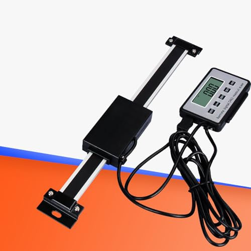LeTkingok Elektronische Digitale Verschiebungswaage für Werkzeugmaschinen, 0-1000mm Sensorpositionierungsmarkierungs-Messschieber (0-500mm)