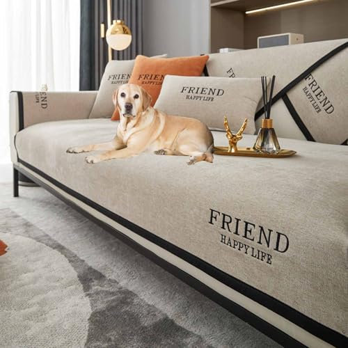 YWQJL Sofabezug Ecksofa Stretch Ohne Armlehne U Form 2 Sitzer 3 Sitzer Sofaschoner rutschfest Sitzfläche I Form Ecksofa Wasserdicht Katze Für Hunde Sofa Überzug(#15,70x90cm)
