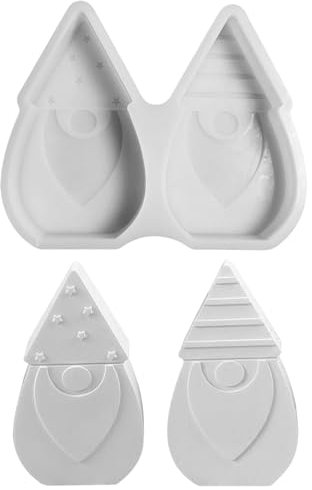 Silikonformen Gießformen Weihnachten, Silikonform Weihnachtswichtel, Gießformen Silikon Weihnachten, Silikonform Weihnachten Wichtel, Giessformen Silikon für DIY Weihnachten Handwerk (Z)