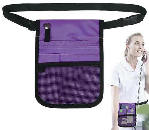 per infermiera,Tasche per attrezzi di grande capacità | Borsa porta attrezzi organizer in vita con cintura regolabile, tasca per grembiule da infermiera durevole