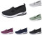 POIUIYQA Zapatillas Ortopédicas para Mujer Zapatos sin Cordones para Caminar Zapatos Mujer Comodos y Ligeros Sandalias Palas Transpirables y Antideslizantes Zapatillas Malla Deporte