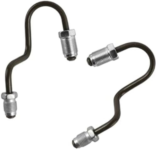 Pizgear 1 Pair Rear Brake Pipe Automobile Brake Hose Line Pipe Brake Line Pipe Brake Caliper 1k0611763e 1k0611763f 1k0611764l 1k0611764m, for Mk5 Mk6 A3 Tt Rear Brake Hose