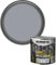 DUAYRA Metal Paint | Anti Rust Water Based | Quick Drying Formula | Long Lasting Finish | Metal Surface Paints | No Primer Needed | Tough, Durable & Weather Resistant | (Steel Grey Matt, 250ml)