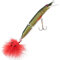 Balzer MK Schlanker Hecht Wobbler - Hechtwobbler zum Spinnangeln auf Hecht, Zander & Barsche, Hechtköder, Spinnköder für Hechte, Farbe/Teilung:Hecht hell / 2 teilig, Länge/Gewicht:12cm / 10g