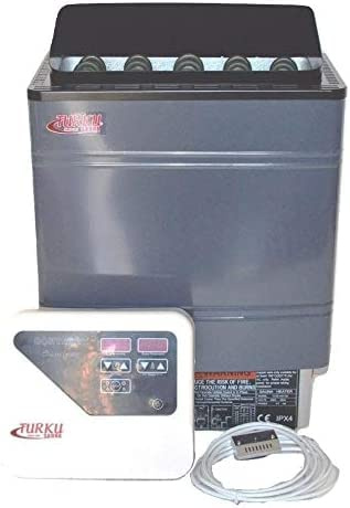 TURKU TU90WD-OD 9KW 240V Residential Wet or Dry Sauna Stove