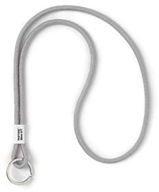Pantone Design-Schlüsselband Key Chain Short | Schlüsselanhänger robust und Farbenfroh |kurz| Silver 877 | Silber