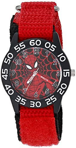Marvel Herren Analog Quarz Uhr mit Nylon Armband WMA000412
