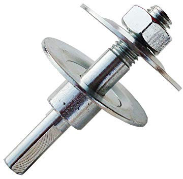 Heavy-Duty 2/5 10mm Threaded Arbor Mandrel 8mm Long Shank - Fits Wheels Discs to 1 Thick,Pack of 2 sets