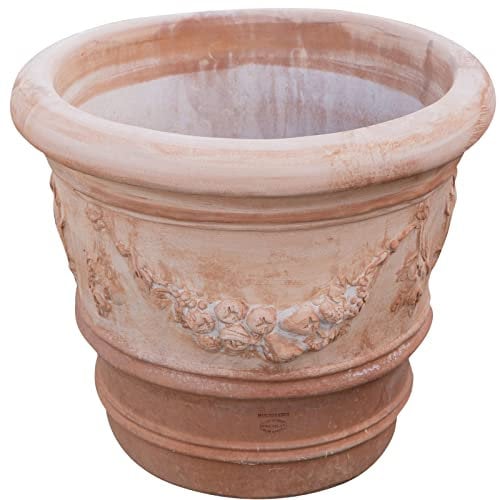 Biscottini Macetas Terracota Grandes 68x49 cm | Exterior y Barro | Maceta Grande