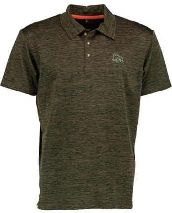 OS Trachten Herren Poloshirt Kurzarm Jagdshirt mit Polokragen Plogin