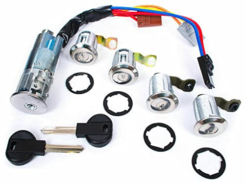 ProPlip kit Neiman antivol de direction + 4 serrure porte compatible avec Berlingo Xsara Partner 206 306 Saxo 252522 96244156 9170 G3 + clés ProPlip