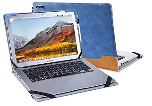 Berfea Protective Case Cover for Samsung Galaxy Book 15 Ion/Flex/Flex Alpha NP950 NP750, Book2 Pro, Book3, Galaxy Book4, AI Book4 NP750XQA 15.6 inch Laptop Notebook Sleeve Hard Case (Blue)