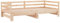 vidaXL Tagesbett Ausziehbar Sofa Gästebett Sofabett Bett Bettsofa Holzbett Schlafsofa Ausziehbett Bettgestell 90x190cm Massivholz Kiefer