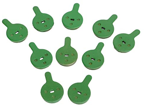 Aramox 5 Paar Bremsbeläge Leichtgewicht Geringe Geräuschpegel Glatte Bremsen Farbfeste Roller Bremsbeläge Ersatz für Kugoo G2 Pro Elektroroller