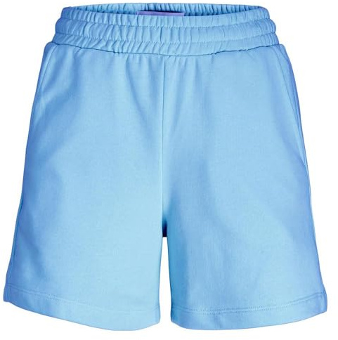 JJXX Damen Jxalfa Reg Hw Shorts SWT Sn, Silver Lake Blue, M