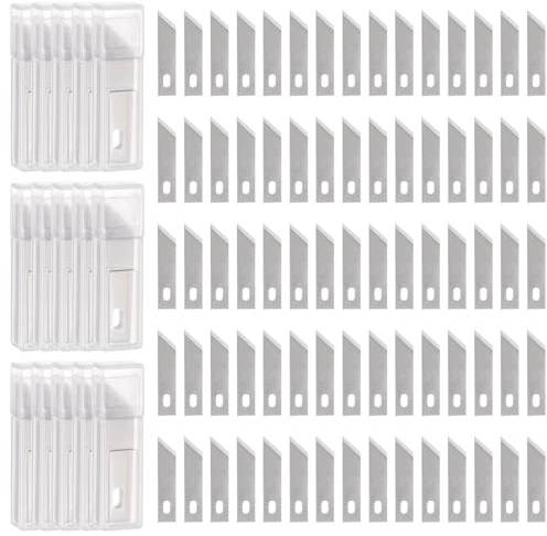 HARFINGTON 150pcs Exacto Knife Blades #19 Hobby Knife Replacement Blades Refills
