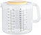 Bol doseur gradué de 2,5 L, Bol mélangeur transparent, HUANIZI, 1 pièce, Mesureur, Verre, Transparent