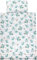 TupTam Kinder Bettwäsche Set Babybettwäsche Bettbezug 100 x 135 120 x 90 Kissenbezug 40 x 60 Jungen Mädchen 2-TLG, Farbe: Drachen Grün/Grau, Größe: 135x100 cm