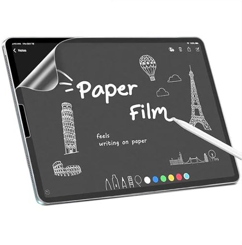 2 Stück Papier Folie für Samsung Galaxy Tab S10 Ultra -Transparente PET Papierfolie Schutzfolie Displayschutz Feel Paper Film zum Schreiben und Zeichnen wie auf Papier