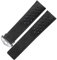 VELORE Uhrenarmband mit Faltschließe, echtes Lederarmband für Tag Heuer-Uhr, 20 mm, 22 mm, grau, schwarz, braun, Rindslederband(Black silver,22mm)