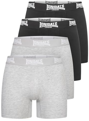 Lonsdale Herren East Challow Boxershorts (4er Pack)
