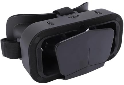 3D VR Headset, 3D VR Brille Virtual Reality Headset für 3,5 Bis 7,2 Zoll Bildschirm Telefone, Tragbare Virtual Reality Brille Zum Anschauen von Filmen Spielen Spiele