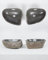 40 cm oval Naturstein Zwilling Doppel-Waschbecken grau von WOHNFREUDEN - Stein Aufsatzwaschbecken Naturstein Waschbecken Badezimmer Waschbecken Bad Handwaschbecken