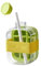 Ice Cube Bottle with Lid, 2-in-1 Water Bottle and Ice Cube Tray for Coffee, Juice, and Beverages, Easy Ice Release, Portable Ice Making Bottle for Freezer (Green, 500ml)