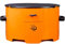 Eco Fire - Tragbarer Pelletgrill Modell Apache mit Stahlplatte Durchmesser 38 cm und Dicke 6 mm - Orange