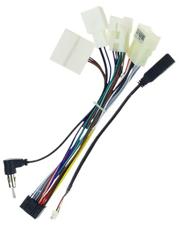 Jubilofex Kit di installazione stereo | Radio Dashboard Kit 9 pollici – Adattatore altoparlante lettore audio – Telaio per auto Marine