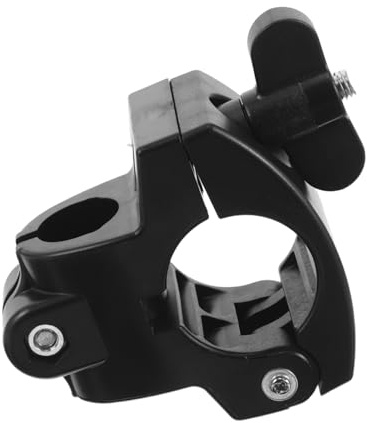 E-Drum Rack Klemme 38–22mm mit Schnellverschluss für Stabilen Halt | Passend für E-Drum Racks und Kuhglocke, Kunststoff Metall, 1 Stück, Innendurchmesser 3, 8cm, Auftritte Übungssessions