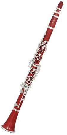 Klarinetten mit klarem Ton Klarinette Bb Rot Tragbare Professionelle Holzblasinstrumente