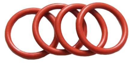 VMQ O-Ringe, rote Gummidichtungsringe, Drahtdurchmesser 3 mm, Außendurchmesser 80 mm, 10 Stück