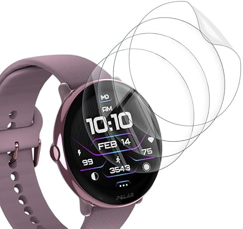 PawHoly 4 Stück Dünne Weiche TPU Folie für Polar Ignite 3 Schutzfolie | Anti-Staub Panzerfolie für Panzerglas Polar Ignite 3 Displayschutz,Blasenfreie , Volle Abdeckung Schutzglas