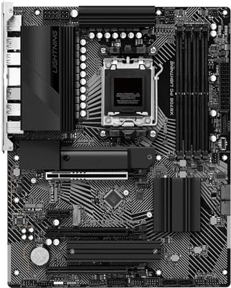 scheda madre Fit For ASRock AMD X670 X670E PG LIGHTNING Sokcet AM5 DDR5 192GB Supporto 7900X 7600 8300GE 9950 8700F 7700 Cpu NVMe SSD