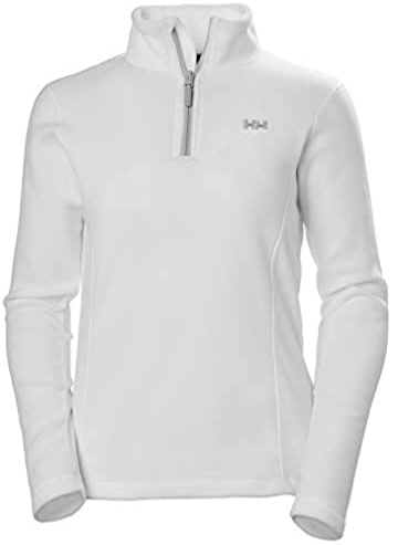 Helly Hansen Damen W Daybreaker 1/2 Zip Fleecejacke, Weiß, XL
