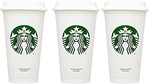 Starbucks Wiederverwendbarer Reisebecher To Go Kaffeebecher (Grande 473 ml), 10 Stück
