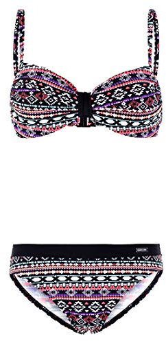 Lascana Damen Bügel-Bikini im Ethno-Look, Verstellbare Träger