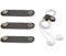 YohokGo Cord Organizer Headphone Earbud Case Earphone Headset Wrap Winder Handmade Leather,Cord Management,Phone Headphone Cable Organizer USB Holder,Tiny Leather Gadget Earbud Case Clips Cable Ties