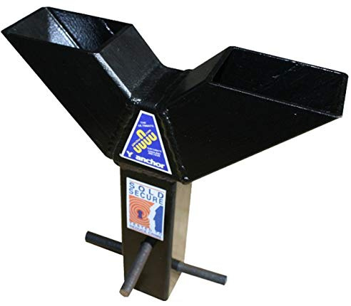 Y anchor Motorcycle Security Ground Anchor Y anchor Original. can accommodate 10mm and 12mm Motorcycle Security Chains. Sold Secure *Diamond* Approved (Insurance Discounts)