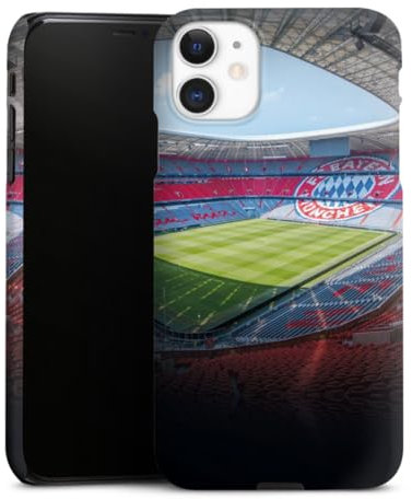 Premium Case kompatibel mit Apple iPhone 11 Smartphone Handyhülle Schutzhülle matt FC Bayern München FCB Stadion