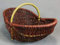 Weidenkorb Erntekorb Gemüse - oder Obstkorb - ungeschälte Weide (62 x 36 x H 17/32 cm)