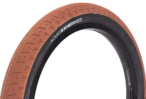 KHE Acme BMX Reifen Street Park 20 x 2,40 Zoll braun schwarz nur 640g