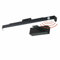 FREEDL Spiegelleuchte Bad schwarz mit Schalter, LED Badezimmer Spiegellampe mit Bewegungsmelder, Wiederaufladbar Kabellos Badlampe Wandleuchte Drehbare, Auto off/on, Warmweiss,30cm6w, IP44